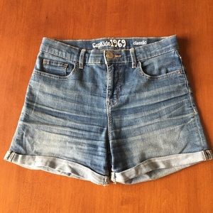 Medium Wash Blue Jean Shorts